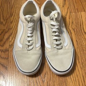 tan vans old skool sneakers